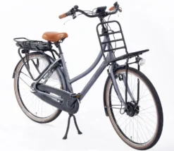 Amigo E-Strong T2- Elektrofahrrad Für Damen - E-bike 28 Zoll - Damenfahrrad Mit Shimano 3-Gang - Geeignet Ab 165-170 Cm - Grau