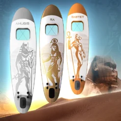 Physionics® SUP Board-Aufblasbar, Mit Kajaksitz/Paddel/Rucksack/Finne/Reparaturset/Pumpe/Kamerahalter/Leicht-Stand Up Paddle Board (305x76x12cm, Silber) -Globbervi Verkaufe f80f126e98a1d980bd32793a9cb29c08