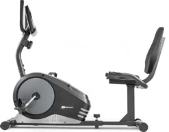 Hop-Sport Root Liege-Ergometer - Liegeheimtrainer Mit Handpulssensoren, 9,5 Kg Schwungmasse, 8 Widerstandsstufen - Sitzergometer Max. Benutzergewicht 120 Kg Silber -Globbervi Verkaufe f8a92c277b1b82d59b3631938fd4c2bc