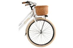 Via Veneto By Canellini Fahrrad Citybike Frau Aluminium Mit Korb Und Tasche - Weiß 50 -Globbervi Verkaufe f8b0d55cd48c239366046389343ce957
