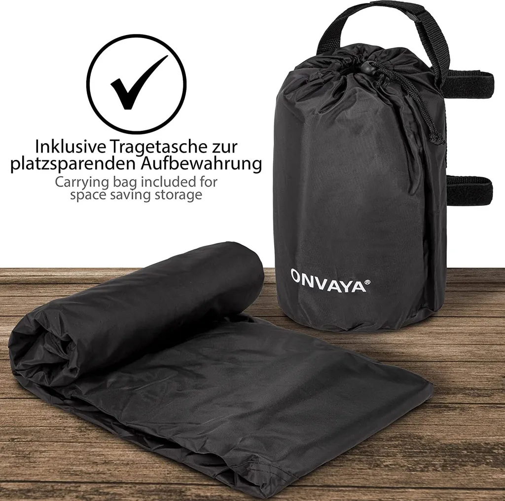 ONVAYA® Faltgarage Fahrradanhänger Universell Und Wetterbeständig | Abdeckung Fahrradanhänger Mit Reflektoren Und Tragetasche 4 ONVAYA® Faltgarage Fahrradanhänger Universell Und Wetterbeständig | Abdeckung Fahrradanhänger Mit Reflektoren Und Tragetasche – Bild 4