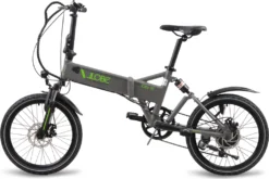 LLobe E-Bike 20" Alu Faltrad City III Grau, Batterie 36V/10,4Ah, 7-Gang Shimano
