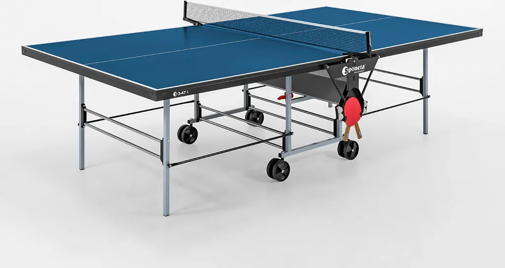 Sponeta S 3-47 I Indoor-Tischtennisplatte, 19mm, Blau, Mit Netz; 202.7410/L 12 Sponeta S 3-47 I Indoor-Tischtennisplatte, 19mm, Blau, Mit Netz; 202.7410/L – Bild 12