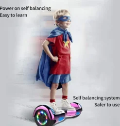 Hoverboards 6.5 Zoll-LED & Bluetooth Mit 350W*2 Motorbeleuchtung-für Kinder Und Jugendliche, Self Balance Scooter Elektroscooter Elektro Skateboard -Globbervi Verkaufe fae3e6198a7e1ef16fcc06d0d9ff34af
