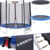 AREBOS Outdoor Trampolin Ø 305 Cm, Komplettset, Gartentrampolin
