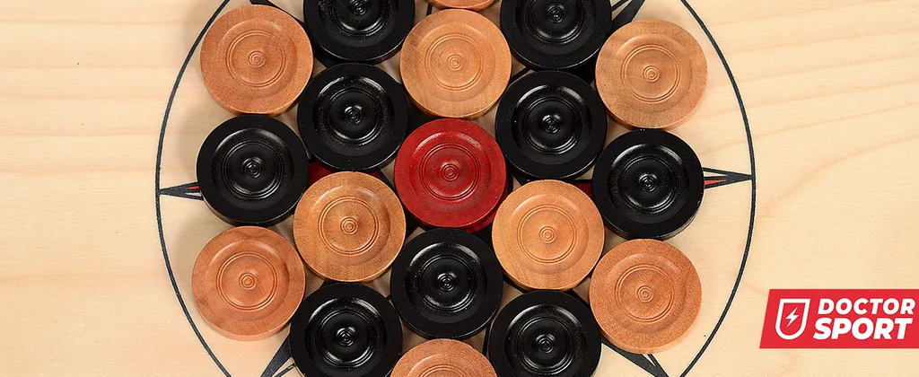 Precise Super Satin 82 X 82 Cm – 8 Kg – 6 Mm – Carrom Board – Komplett Mit Striker Powder Discs – Hergestellt In Indien Spitzenqualität 6 Precise Super Satin 82 X 82 Cm – 8 Kg – 6 Mm – Carrom Board – Komplett Mit Striker Powder Discs – Hergestellt In Indien Spitzenqualität – Bild 6