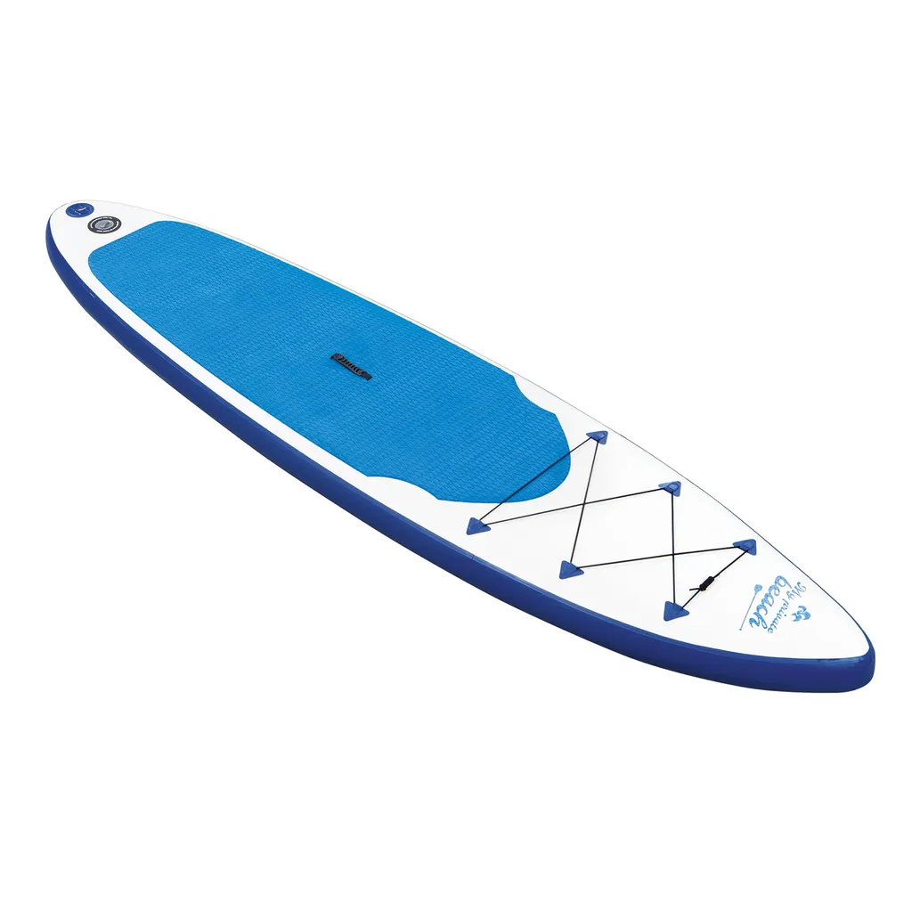 EASYmaxx Stand Up Paddle Board - Paddelboard Wellenreiter Aufblasbar - 320 X 76 X 15 Cm - Weiß/blau 2 EASYmaxx Stand Up Paddle Board - Paddelboard Wellenreiter Aufblasbar - 320 X 76 X 15 Cm - Weiß/blau – Bild 2