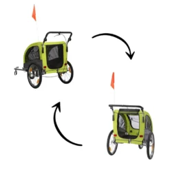 Zoomundo 3in1 Hundeanhänger Fahrradanhänger Hundejogger Für Hunde - LUCKY In Grün 16 Zoomundo 3in1 Hundeanhänger Fahrradanhänger Hundejogger Für Hunde - LUCKY In Grün -Globbervi Verkaufe fbd9755c78e3c78a7c96d000f709d0d4