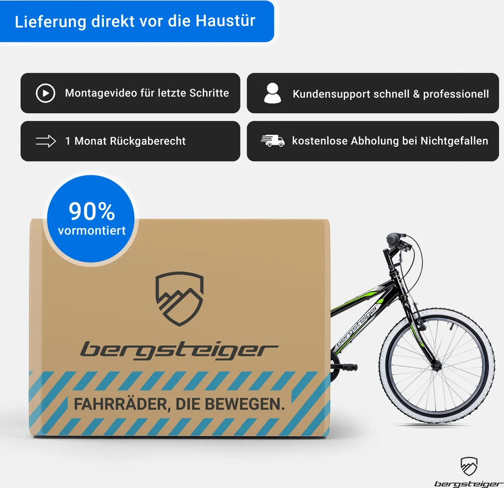Bergsteiger Kansas 20 Zoll Kinderfahrrad, Geeignet Für 6, 7, 8, 9 Jahre, Shimano 6 Gang-Schaltung, Mountainbike Mit Weißwandbereifung, Jungen-Fahrrad, Mädchen-Fahrrad 7 Bergsteiger Kansas 20 Zoll Kinderfahrrad, Geeignet Für 6, 7, 8, 9 Jahre, Shimano 6 Gang-Schaltung, Mountainbike Mit Weißwandbereifung, Jungen-Fahrrad, Mädchen-Fahrrad – Bild 7