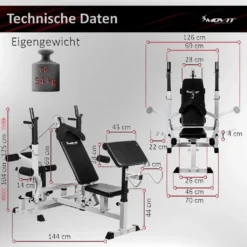 MOVIT Kraftstation PRO, Multifunktionsbank Homegym Hantelbank Heimtrainingsgerät -Globbervi Verkaufe fd4a38d508ffc58d1e1972d701c6225a