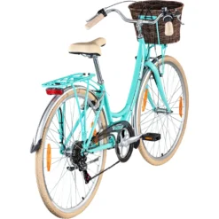 Galano Valencia 700c Damenfahrrad Hollandrad 28 Zoll, 6-Gang.Schaltung, Rahmenhöhe 41 Cm, Farbe Türkis -Globbervi Verkaufe fda21303c8de921dcee803f519cada93