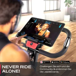 Sportstech 3in1 Premium Heimtrainer Mit Video Events & Multiplayer App, Fahrrad Mit Komfortsitz & Handpulssensoren, Ergometer Für Zuhause Klappbar, Fitness Power Ropes, Hometrainer X150 Bike 10 Sportstech 3in1 Premium Heimtrainer Mit Video Events & Multiplayer App, Fahrrad Mit Komfortsitz & Handpulssensoren, Ergometer Für Zuhause Klappbar, Fitness Power Ropes, Hometrainer X150 Bike -Globbervi Verkaufe fdd1a50212a6e6c11f6302a72a874d9d