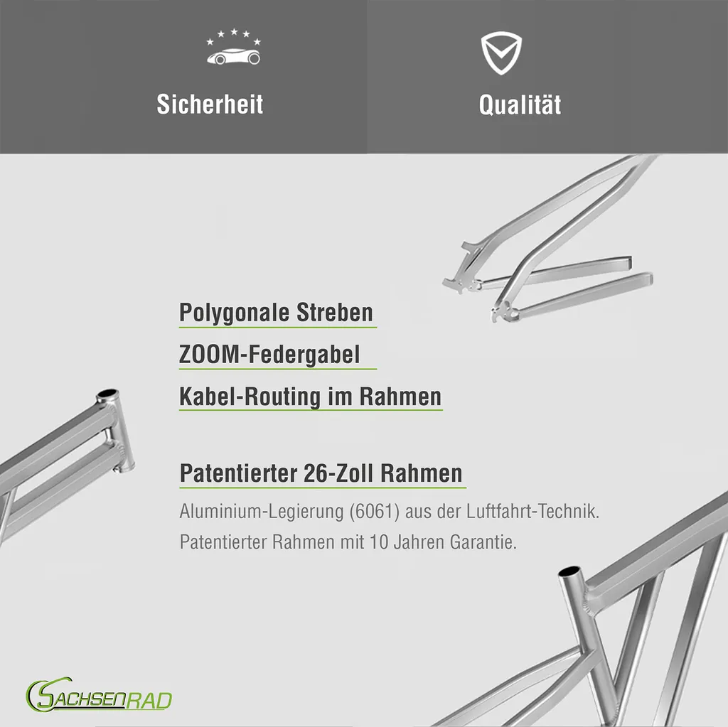 SachsenRad E-Racing Bike R6 Schwarz BB12062 18 SachsenRad E-Racing Bike R6 Schwarz BB12062 – Bild 18