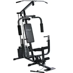 Physionics® Kraftstation - Verstellbar, Latzug, Butterfly, Beincurl, Armcurl, Rudern, Für Zuhause, 40kg Gewichte - Fitnessstation, Multistation, Trainingsstation, Homegym, Multigym, Krafttraining -Globbervi Verkaufe fe55caf609ee03a80ec1cbfca36de2f1